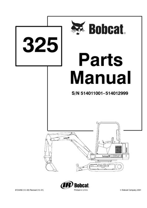 2011 bobcat 325 mini excavator|bobcat 325 parts diagram.